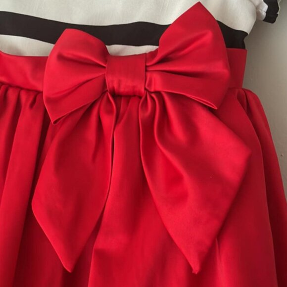 Olivia for Gymboree Striped Top & Red Skirt Dress - Size 3T - Picture 3 of 4